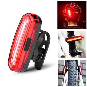 Point culminant vélo feu arrière Led Rechargeable feu arrière vélo Usb multifonction étanche nuit équitation sécurité lumières 0202