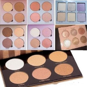 Highlighter Palette 6Colors en 4colors Glow Dream Bronzers Highlightersface Blush Powder Palet Cosmetic Blowhes Brand DHL Shi7149448