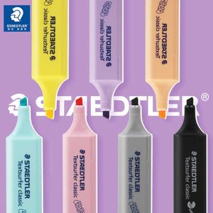 Surligneurs 1pcs Staedtler sharpie surligneur de couleur 364 macarons pour enfants étudiants avec surbrillance de bureau marqueur de surbrillance de texte J230302