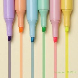 Highlighters Couleurs assorties Bible Highlighters No Bleed Said Mild Soft Chisel Tip pastel Highlighters Marker Status pour l'école