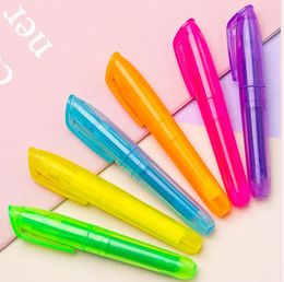 Highlighters Pen Art Tekening Graffiti Marker Pen Kleurrijke fluorescerende pen Studenten Stationery School Office Leveringen Art Painting Pennen