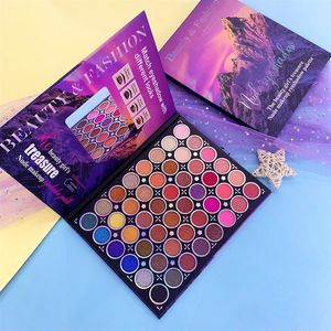 Palette d'ombres à paupières hautement pigmentées, maquillage, 48 couleurs, mat, scintillant, cosmétiques, poudre pressée pour les yeux