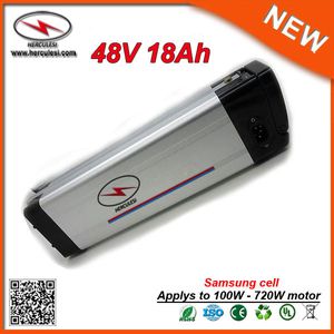 Sterk aanbevelen 48v lithium ion batterij 700W Bateria litio 48v bicicleta electrica 18AH Li ion batterij in Samsung 18650