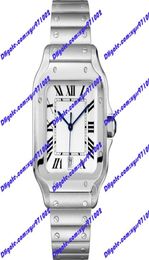 Montre automatique asiatique de haute qualité 40 mm Men039 Watch 35 mm blanc cadran femmes039 Watch Silver en acier inoxydable STRAP SAPPHIRE 5551391