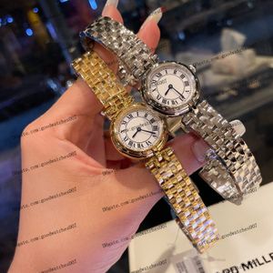 Reloj de mujer de alta calidad Esfera blanca de 27 mm Bisel de diamantes de lujo Correa de acero inoxidable Reloj de pulsera de oro de moda Relojes de plata Reloj de cristal de zafiro imagen física