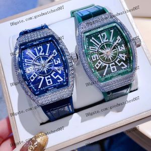 Hoogwaardige dames kijken automatisch 32 mm luxe diamanten wijzerplaat rode lederen riem luxe blauwe horloges stijlvolle groene horloges zwart letterlijk polshorloge