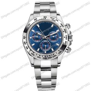 Montre pour homme de luxe de haute qualité m116509-0071 montres 40 mm cadran bleu bracelet en acier inoxydable pas de chronographe Asie 2813 sport mécanique automatique montre pour homme 116509