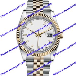 Montre masculine de haute qualité 2813 Machinerie automatique Watch féminin 116233 36 mm cadran en or en acier inoxydable Sogle