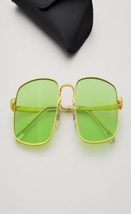 Haute qualité hommes femmes lunettes de soleil monture en métal formes géométriques de couleur claire lentilles en verre adaptées à la conduite sur la plage pêcheinc2839053