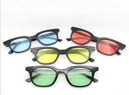Hoogwaardige, muticolor getinte unisex zonnebril, rijglas, UV400-bescherming, Starstyle pureplank-bril, volledige koffer fabriek9840400
