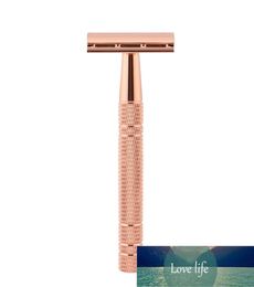 Hoogwaardigheid Razor Porable Ecological Zero Waste en Plastic Double Edge Razor Duurzaam Roestvrij staalhandleiding Shaver1417874