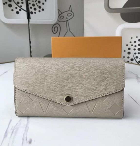 Alta calidad Letras de flores Monederos Hombres Mujeres Top Calidad Luxurys Carta Bolsas Bolso Diseñador Moda Marca Cartera Vintage Bolso con caja original Polvo