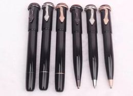 Highs Quality Inheritance Series Pen Speciale editie Black Red Brown Snake Clip Roller Ballpoint Pens Stationery Office School Sup2942603