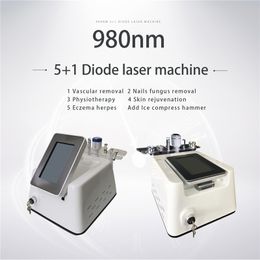 Hight Power Machine 6 In1 Trending Product Nail Fungus Behandeling 980 Nm Diode Laser Vasculaire Verwijdering Equale