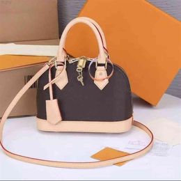 Hight Quality Alma Bag PM Shell Women Shoulder Bags Crossbody Bags Designer Handtassen Water Rimpelingen Takken enkele riem Lady Luxe 264X