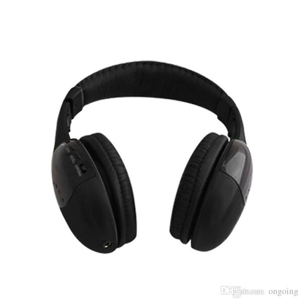 Vente chaude de haute qualité 5 en 1 casque d'écoute sans fil Hi-Fi pour radio FM MP3 CD PC TV DHL gratuit