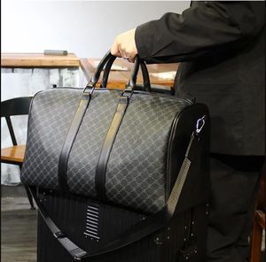 Haute qualité hommes mode sac de sport Triple noir Nylon sacs de voyage hommes poignée bagages Gentleman affaires fourre-tout avec bandoulière
