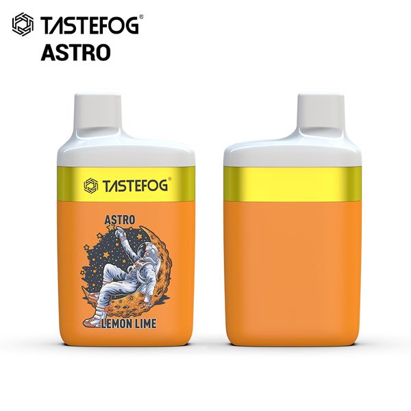 Alta calidad Original Tastefog Astro 7000 Puff Caja de vape desechable 2% Bobina de malla Kit de vapeos de cigarrillo electrónico 16 ml 650 mAh 12 sabores con cordón y envío gratis