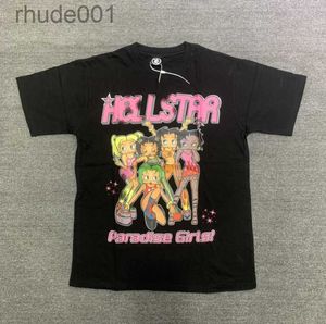 Hight Street Fashion T-shirts pour hommes Hellstar Paradise Girl T-shirts Rétro Tops Homme Vintage T-shirt surdimensionné Streetwear T-shirts pour jeunes 43XL