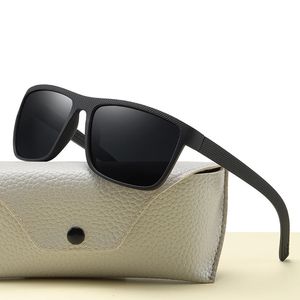 Higodoy Vintage Sports Style Polaris Sunglasses Men Black Driving Square Sungass Shades For Women Luxury Brand Sun Glasses 240417