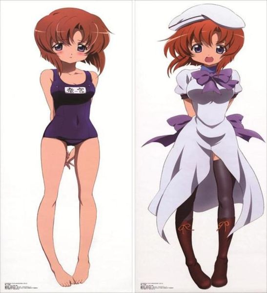 Higurashi Quand ils cryozaki Shion Soft Hugging Body Couvrir le couvercle de deux côtés imprimés imprimés 2WT2 Way Tricot Material H5536238