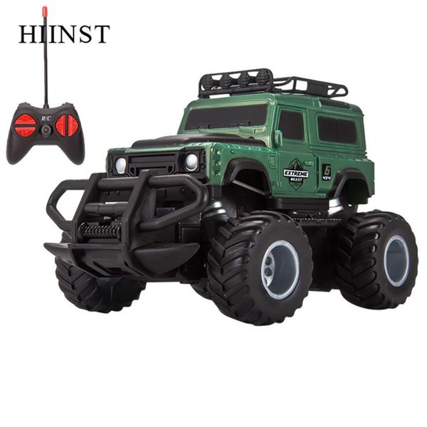 HIINST Toys Electric RC Car Led Rock Crawler Roll Car Drive Control remoto Niños Control remoto Buggy Car Toys LJ200919