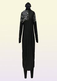 Hijabs Arrivée Swimwear musulman élégant 3 pièces longues robe Suite de natation Muslimah Swimsuit Islamic 2209236027858