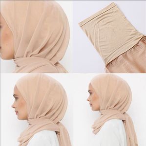 Hijabs Hijab with Undercap Attached Chiffon Hijab Scarf Instant Hijab Muslim Women Fashion Headwrap Shawls Turban Hijab for Women 230412