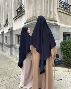 Hijabs Long Khimar pour les femmes musulmanes plaine instantanée Hijab Turquie saoudien Ramadan Eid prière vêtement Niqab foulard vêtements islamiques 240327