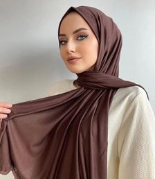 Hijabs Ramadan Jersey Hijab Écharpe Pour Les Femmes Musulmanes Châle Extensible Facile Hijabs Modal Coton Hijab Foulards Foulard Femme Africaine Turban 230717