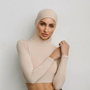 Hijabs mouwen hoofddoekjes dames mode dames shirts dames tops 230512
