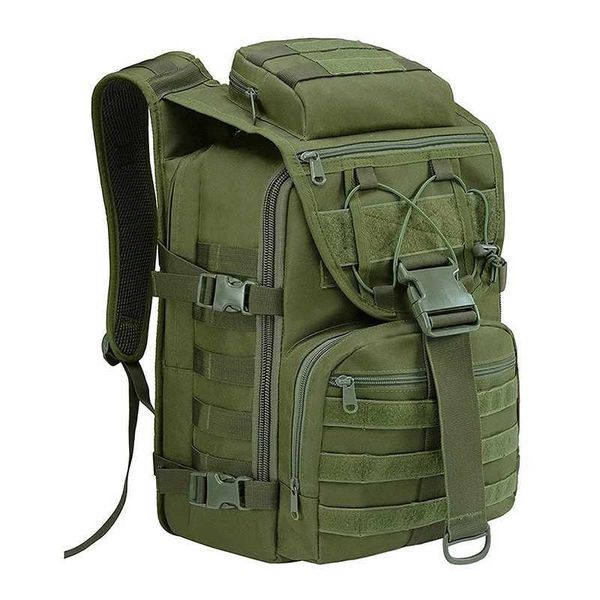 Bolsas de senderismo 40 litros Mochila táctica militar Hombres Asalto del ejército Sistema Molle Bolsa Mochila para acampar para viajes Senderismo al aire libre Mochila deportiva YQ240129