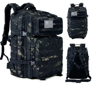 Randonnée Sacs 45L grande capacité hommes armée militaire tactique sac à dos 2021 Softback extérieur étanche Bug sac à dos randonnée Camping chasse sacs L221014