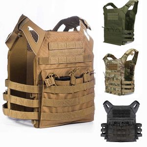 Hiking Bags Hunting Tactical Vest Body Armor JPC Molle Plate Carrier Vest Outdoor CS Game Combat Paintball Airsoft Vest Military Equipment L221014