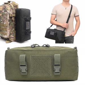 Wandelzakken Militaire tactische rugzak Leger Molle System Schoudertas Outdoor Camping Wandelen Nylon EDC Taille Pack Hunting Accessories L221014