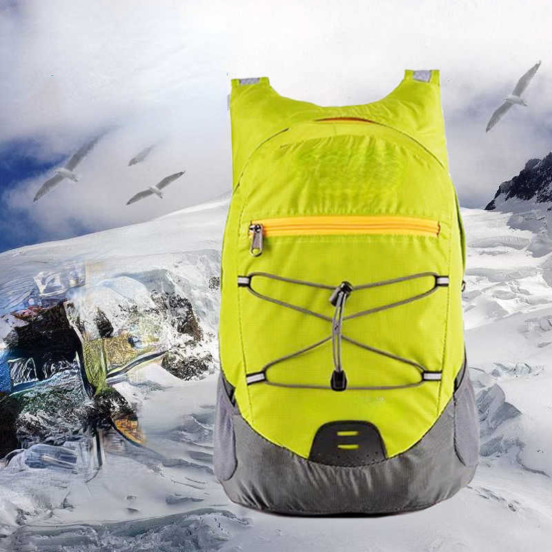 Vandringspåsar utomhus vikande ryggsäck manlig utomhus ryggsäck bergsbestigning sportväska kvinnlig resevattensätt resan fritidspåse L221014