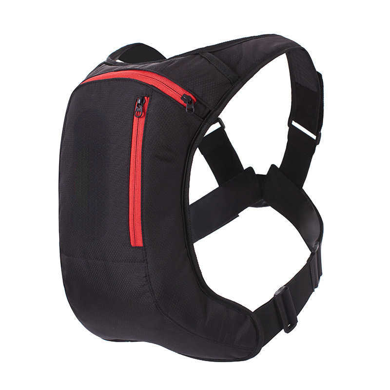 Sacs de randonnée Sacs à dos de sac d'eau de cyclisme d'épaule en plein air peuvent être rechargeables sécurité lumineuse réfléchissant respirant hommes et femmes L221014