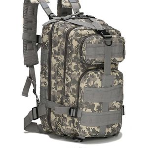 Wandelzakken Outdoor Sport Camouflage Backpack Army Fan wandelzak 3p Tactische rugzak Groothandel Tactische tas L221014