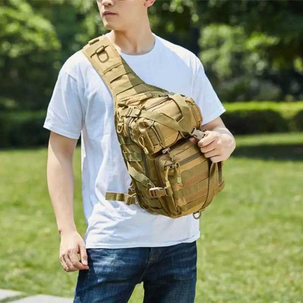 Randonnée Sacs Sac à dos tactique armée militaire Molle assaut fronde sac à dos 20L hommes en plein air multifonction Camping chasse étanche EDC sac YQ240129