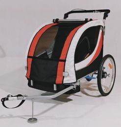 Senderismo remolque de bicicleta para niños cochecito de bebé remolque de montaña absorción de impacto