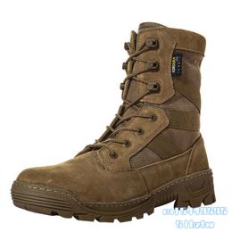 Calzado de senderismo 1000d cordura nilon impermevel trekking caminhadas homens militar ttico combate botas camada split-gro couro airsoft engrenagem P230511