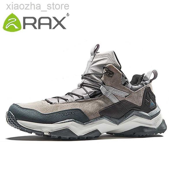 Calzado de senderismo RAX Zapatos de senderismo impermeables Pareja Escalada Mochilero Trekking Botas de montaña para hombres al aire libre con plantilla y entresuela acolchadasHKD230621