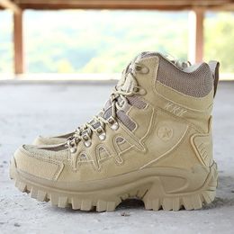 Wandelschoenen Winter Heren Militaire laarzen Combat Enkellaarsjes voor heren Tactische grote militaire laarzen Veiligheidsschoenen voor heren Motorlaarzen 231011