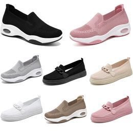 Randonnée Gai Shoes 2024 Femmes Hiver Running Soft Casual Flats Chaussures Polyleft Noir Blanc Rose Trainers légers Bettoyer Grand Taille 36-41 186