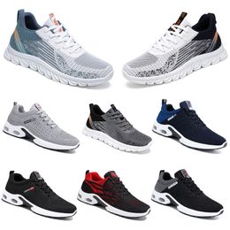 Randonnée Running Flat Femmes hommes 2024 Chaussures Soft Sole noir blanc rouge Bule confortable Applique de mode 39-45 Trendin 90