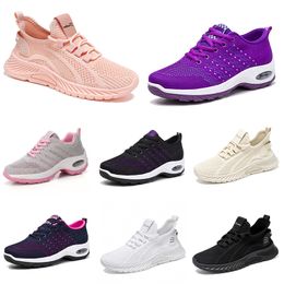 Senderismo Running New Men Shoes Zapatos Flat Sombreros Fashion Fashion Purple Blanco cómodo Color Sports Bloqueo Q55-1 Gai 239 WO