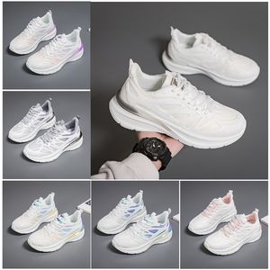 Chaussures de randonnée Men Nouvelles femmes courir chaussures plates Soft Sole mode blanc noir rose rose confortable Sports Z184 Gai Trendings 53 Wo 982