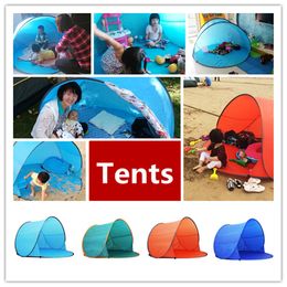 Wandelen Tenten Buitenuitrusting Camping Schuilplaatsen voor 2-3 Personen UV-bescherming 30+ Tent voor Beach Travel Lawn Family Party DHL Snelle verzending