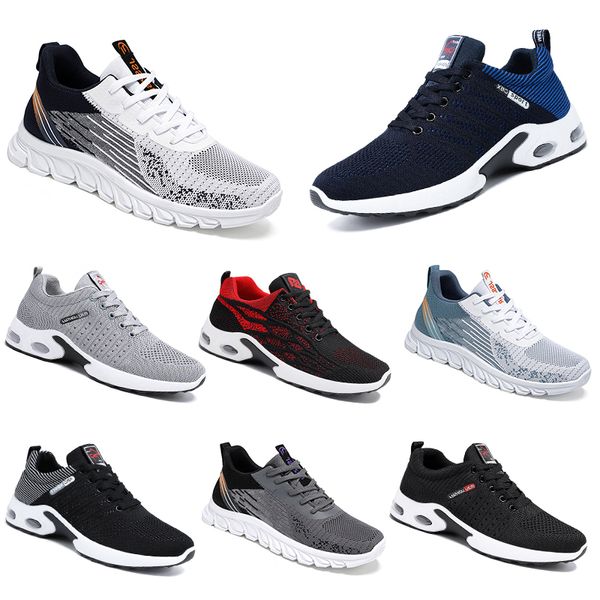 Randonnée femmes nouvelles chaussures de course hommes chaussures plates softs seme noir blanc rouge bule confortable couleur bloquer rond 601 gai 434 wo