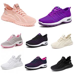 Randonnée pour femmes chaussures nouvelles chaussures plate courent hommes soft seme mode violet blanc noir confortable sport couleur bloquer q80 gai 456 wo 536729046